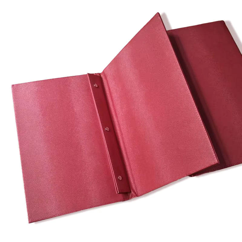 Pu Leather 8.5x11 Inch A4 Restaurant Menu Cover Faux Leather Menu Folder