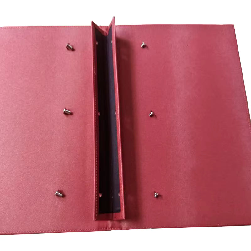 Pu Leather 8.5x11 Inch A4 Restaurant Menu Cover Faux Leather Menu Folder