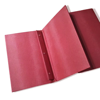 Pu Leather 8.5x11 Inch A4 Restaurant Menu Cover Faux Leather Menu Folder