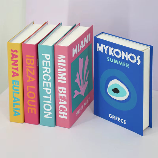 Wholesale Colorful Coffee Table Book Boxes Decor Openable Decorative Fake Book Box