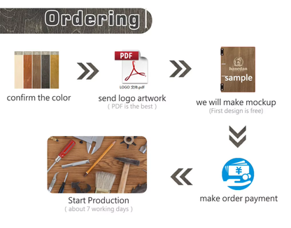 A4 A5 Customized Size Wedding Menu Personalized Wooden Menu Cover with Clamps Wooden Menu Clips